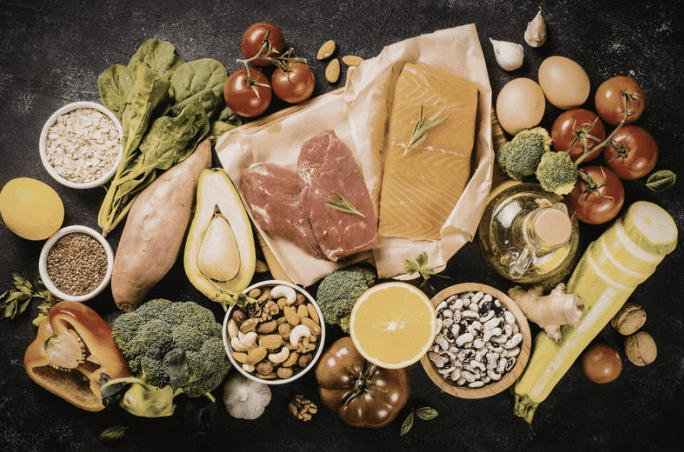 Healthy Diet for Skin Preparation Healthy anti-inflammatory diet for skin preparation before aesthetic treatment