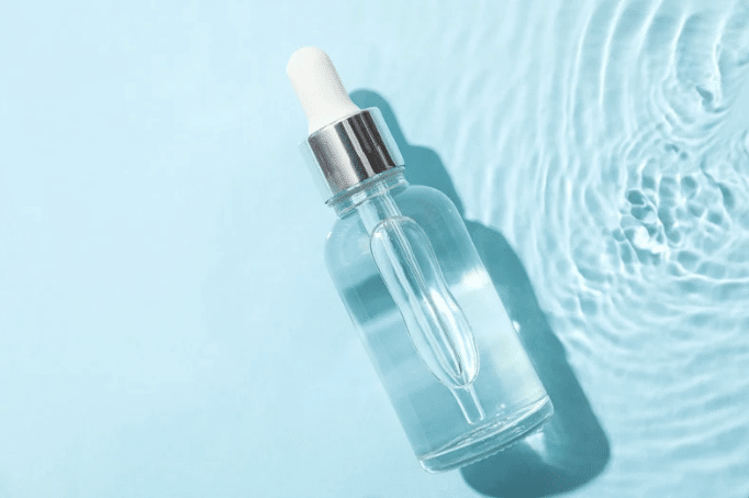 Skin Hydration Pre-Treatment Hyaluronic acid serum for skin hydration before cosmetic treatment