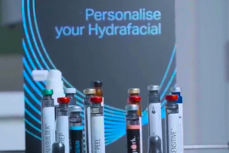 Original FDA-approved HydraFacial device at House of Skincare Abu Dhabi