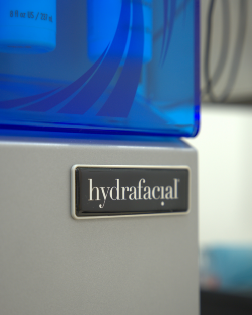 Medical-Grade HydraFacial Logo Official HydraFacial logo on medical-grade device at House of Skincare