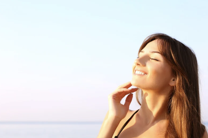 Laser Hair Removal in Abu Dhabi — Smooth, Long-Lasting Results Woman with smooth skin enjoying results after laser hair removal treatment in Abu Dhabi